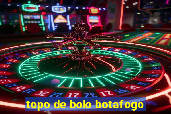 topo de bolo botafogo