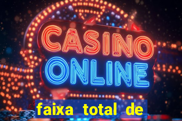 faixa total de gols 2 3 o que significa