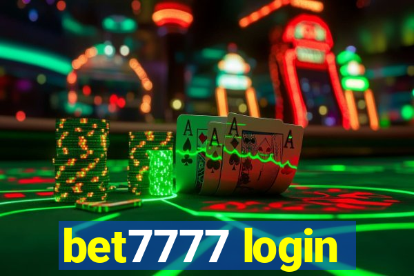 bet7777 login