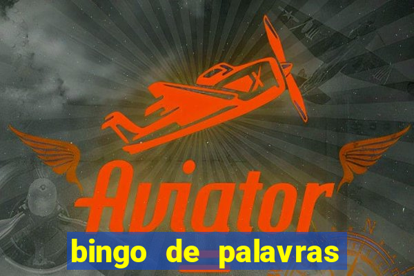 bingo de palavras de natal