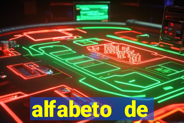 alfabeto de caligrafia bonita