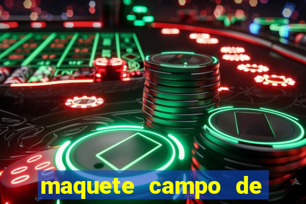 maquete campo de futebol (isopor)