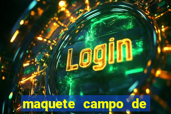 maquete campo de futebol (isopor)