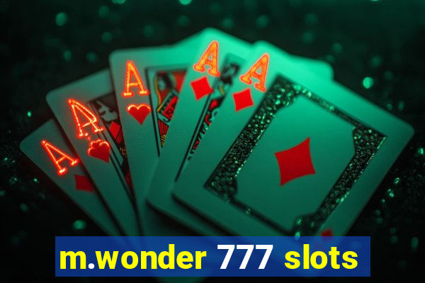 m.wonder 777 slots