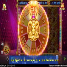 palpite cruzeiro x palmeiras
