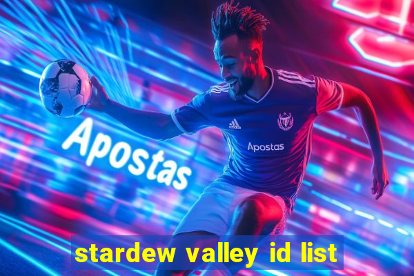 stardew valley id list