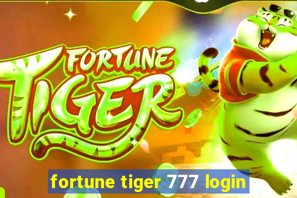 fortune tiger 777 login