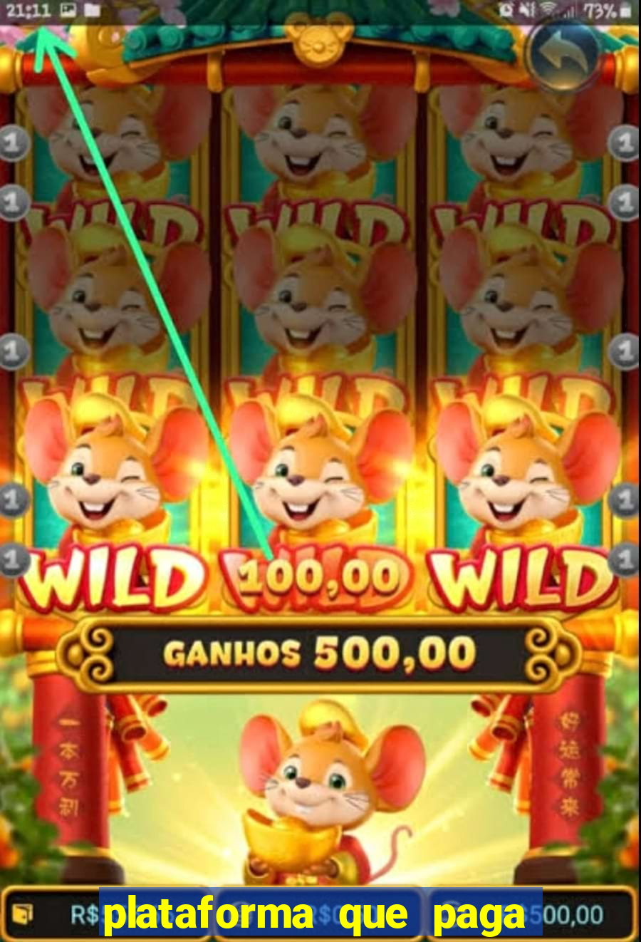 plataforma que paga no cadastro fortune tiger