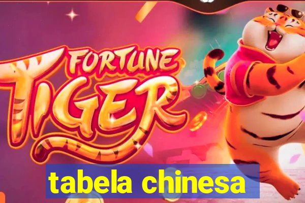 tabela chinesa