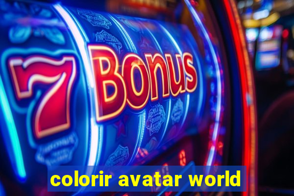colorir avatar world