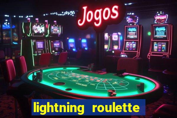 lightning roulette como jogar