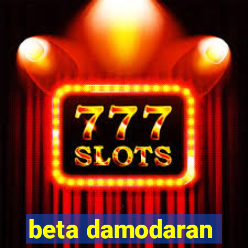 beta damodaran