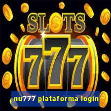 nu777 plataforma login