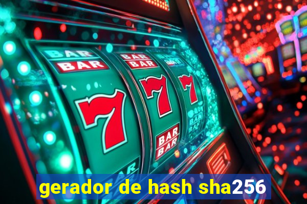 gerador de hash sha256