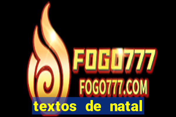 textos de natal para leitura
