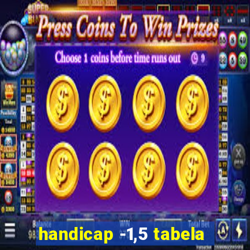 handicap -1,5 tabela