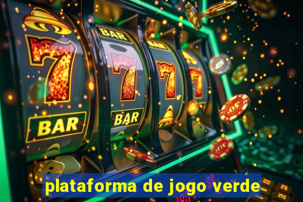 plataforma de jogo verde