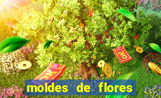 moldes de flores gigantes para imprimir