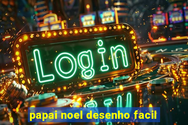 papai noel desenho facil