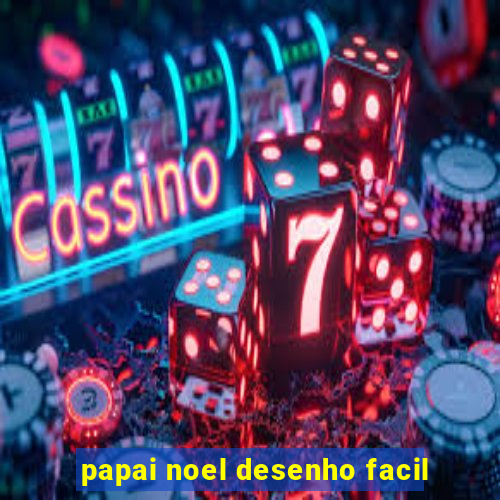 papai noel desenho facil