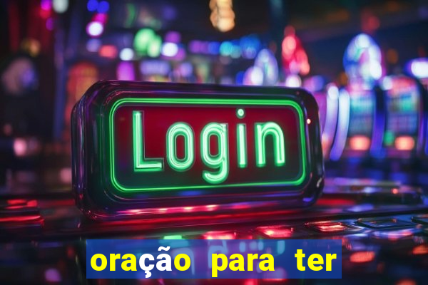 oração para ter sorte em tudo