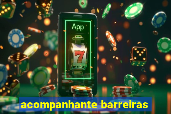 acompanhante barreiras