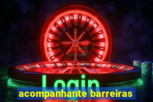 acompanhante barreiras