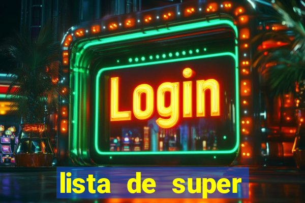 lista de super herois de a a z
