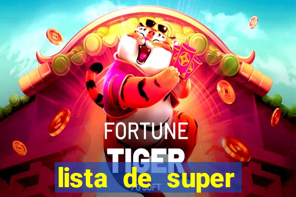 lista de super herois de a a z