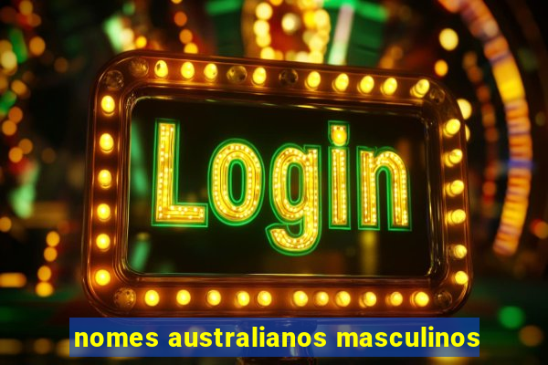 nomes australianos masculinos