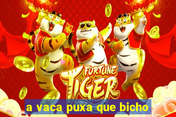 a vaca puxa que bicho