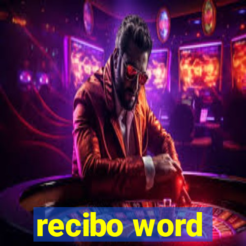 recibo word