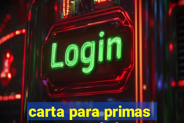 carta para primas