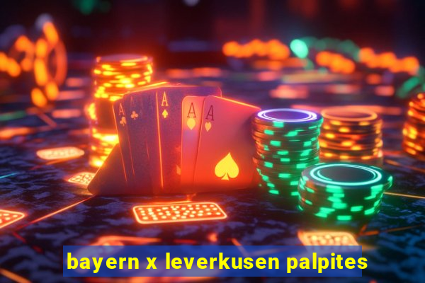 bayern x leverkusen palpites