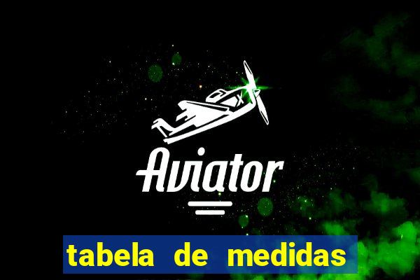 tabela de medidas reserva mini