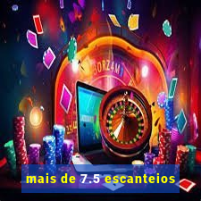 mais de 7.5 escanteios