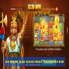 ordem paranormal homebrew