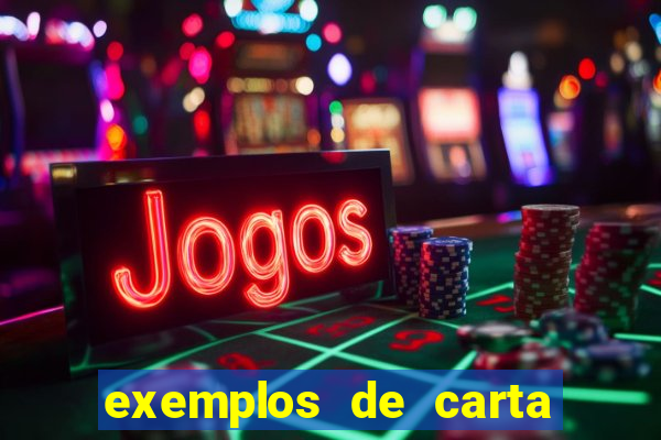 exemplos de carta do leitor