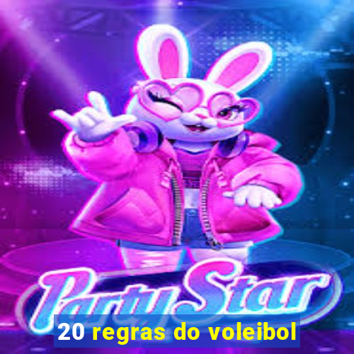 20 regras do voleibol