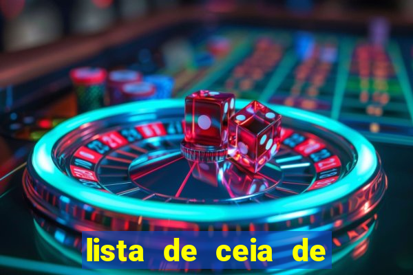 lista de ceia de natal completa