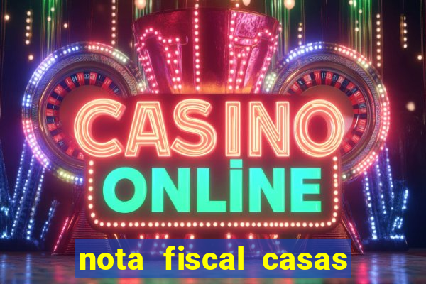 nota fiscal casas bahia 2 via