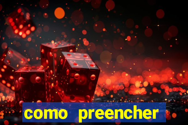 como preencher recibo de pagamento