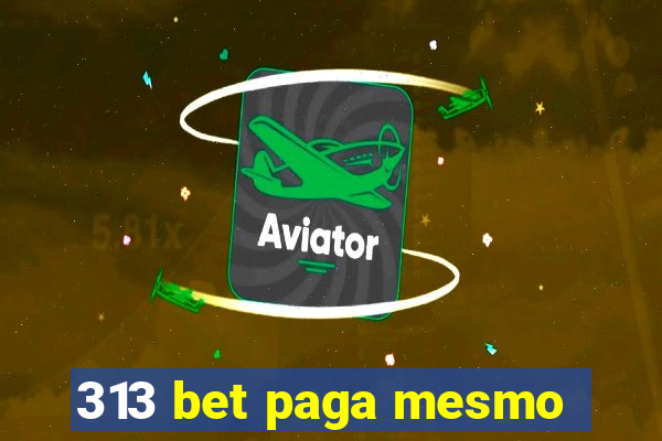 313 bet paga mesmo