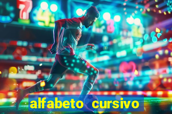 alfabeto cursivo pontilhado para imprimir pdf