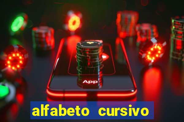 alfabeto cursivo pontilhado para imprimir pdf