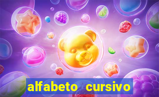 alfabeto cursivo pontilhado para imprimir pdf