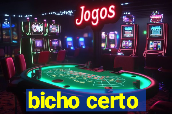 bicho certo