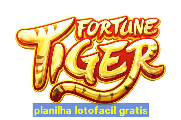 planilha lotofacil gratis