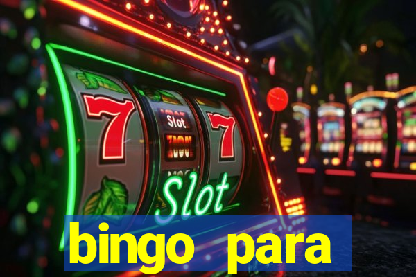 bingo para despedida de solteira para imprimir