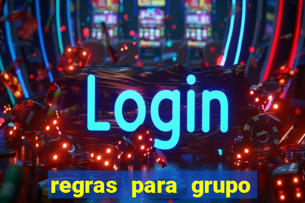 regras para grupo de futebol no whatsapp